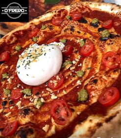 Pizza du moment : la burrata (seulement en 33cm)